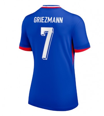 Frankrike Antoine Griezmann #7 Hemmatröja Kvinnor EM 2024 Kortärmad